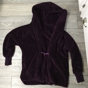 Buff Bunny Purple Teddy Cardigan L/XL